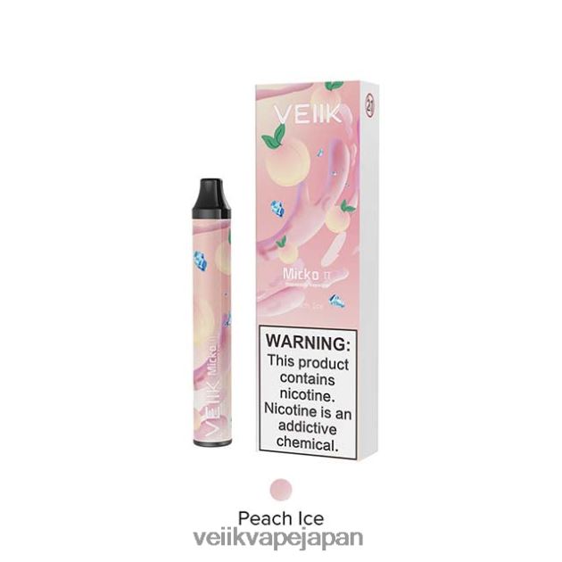 VEIIK E Liquid - VEIIK Micko Pie 使い捨てベイプ 600 パフ ピーチアイス 48804420