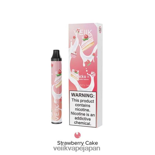 VEIIK E Liquid - VEIIK Micko Pie 使い捨てベイプ 600 パフ ストロベリーケーキ 48804428