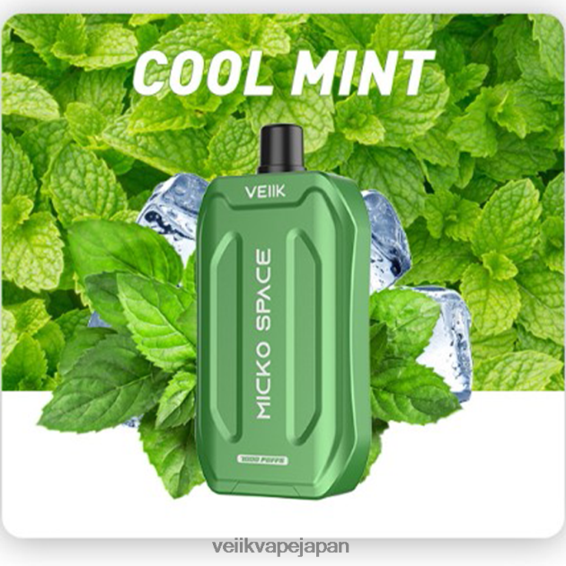 VEIIK E Liquid - VEIIK Micko Space 使い捨てベイプ 7000 パフ クールミント 48804436