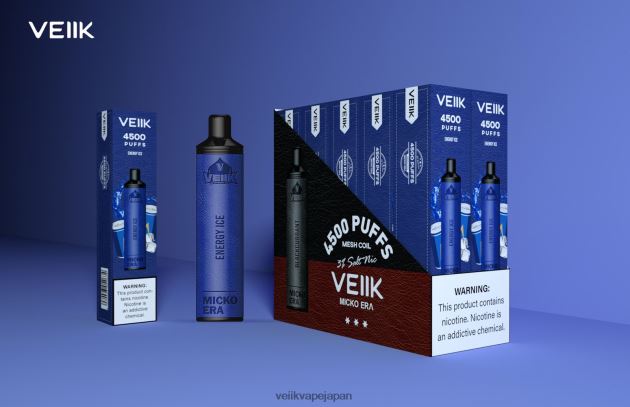 VEIIK Vape Disposable - VEIIK Micko Era 使い捨て 30 mg 4500 パフ エネルギーアイス 4880447