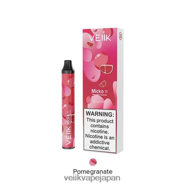 VEIIK Vape Disposable - VEIIK Micko Pie 使い捨てベイプ 600 パフ ザクロ 48804423