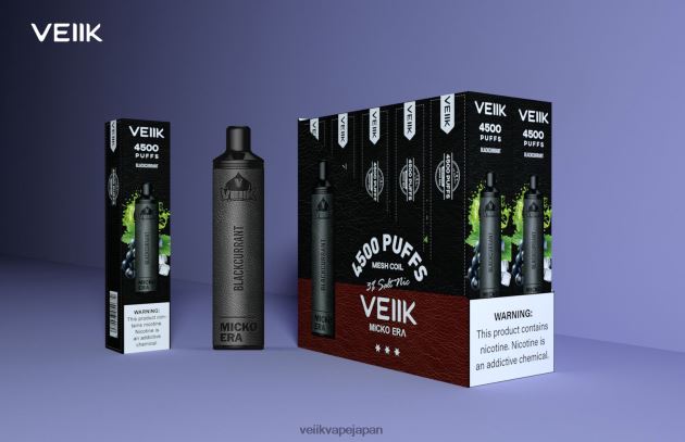 VEIIK Vape Japan - VEIIK Micko Era 使い捨て 30 mg 4500 パフ カシス 4880449