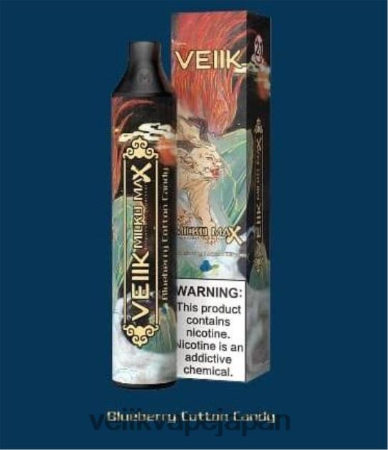 VEIIK Vape Micko Q - VEIIK Micko MAX 使い捨てベイプ 1500 パフ ブルーベリー綿菓子 48804446
