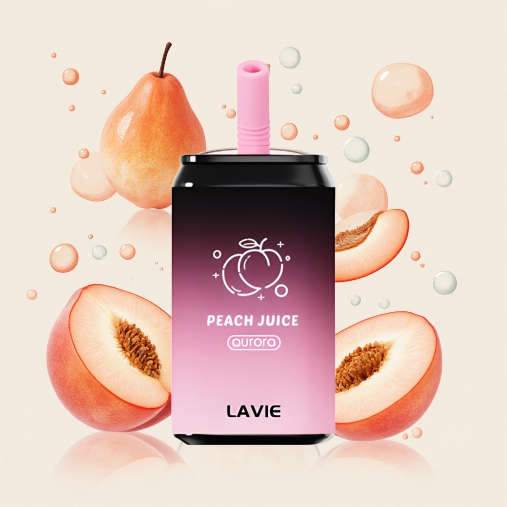 ピーチジュース LAVIE オーロラ 11000パフ タイプC充電式 650mAh