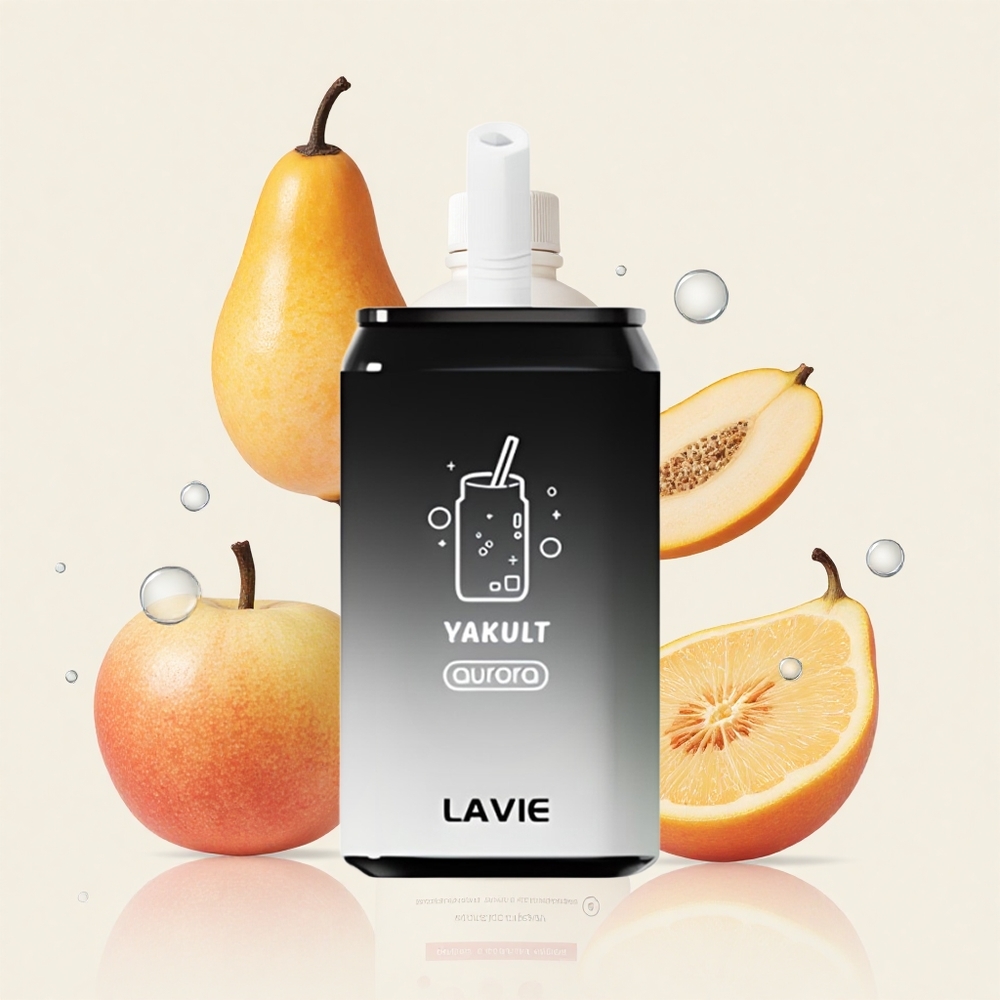ヤクルト風味 LAVIE Aurora 11000プッフ タイプC充電式 22ML 650mAh
