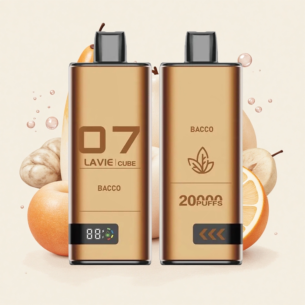 バッコ ラビ キューブ 20000 パフ 28ml リキッド 2% 5% ソルトニコチン 600mAh バッテリー Type C 充電