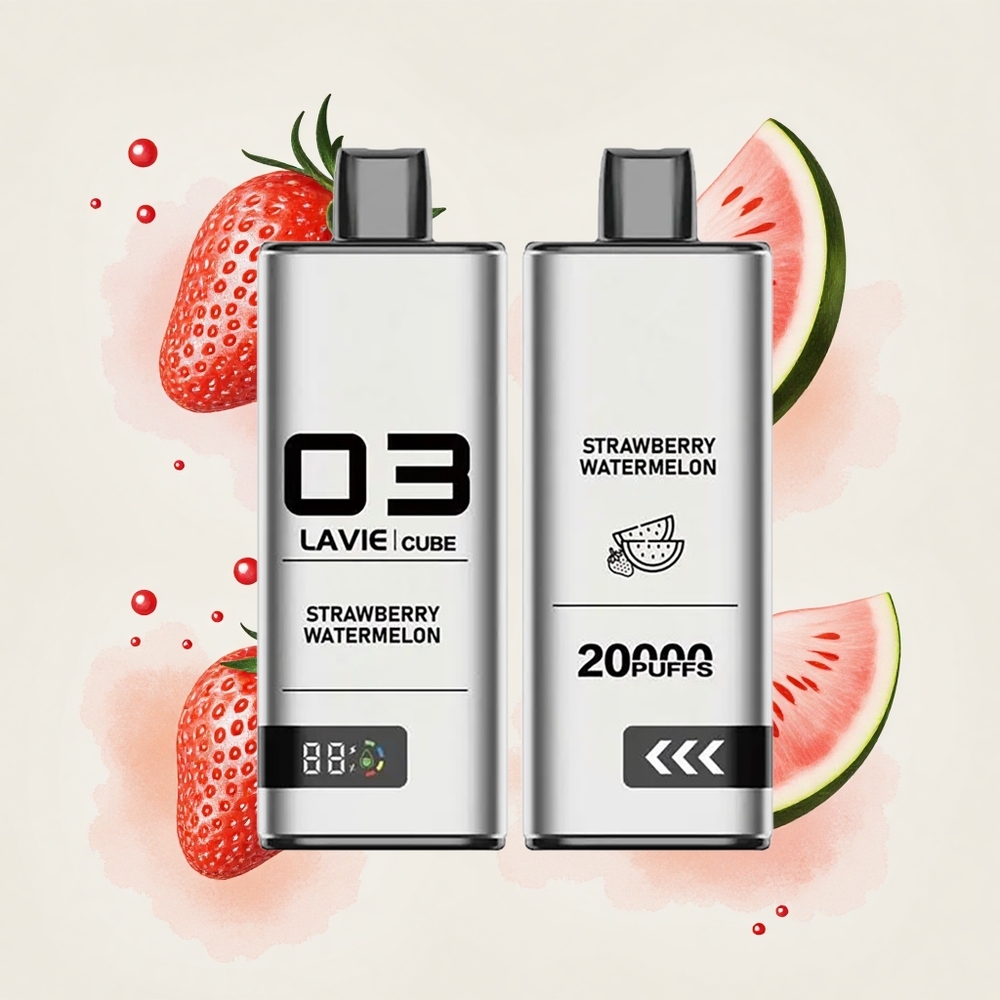 ストロベリーメロン ラヴィ キューブ 20000パフ 28ml 2% 5% 600mAh Type C